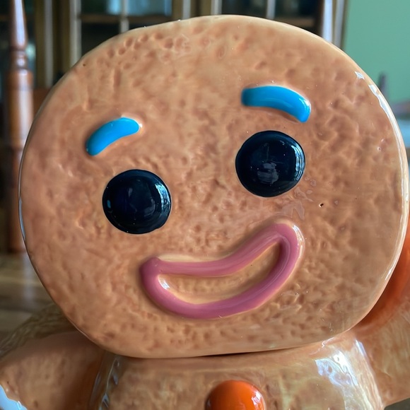 Vintage Large Gingerbread Man Cookie Jar - Picture 4 of 13